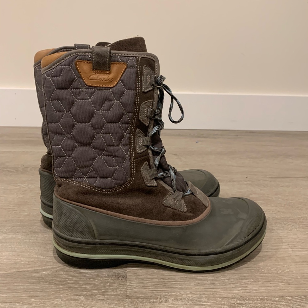 Clarks Thinsulate Winter Lace Up Boots Size 9